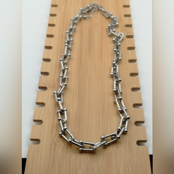 Punk Silver Chain - Necklace - Picture 4 of 7